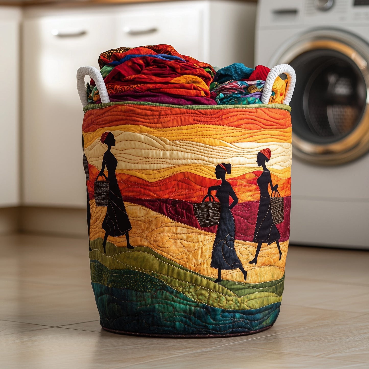 Golden Queens Quilted Laundry Basket GFTOMA5949