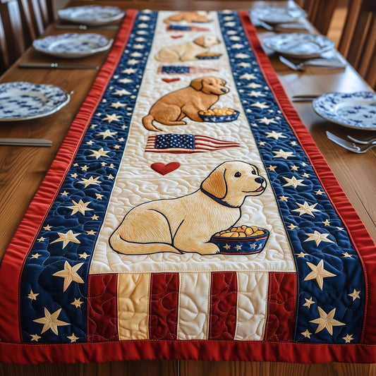 Labrador Retriever Quilted Table Runner GFTOMA594