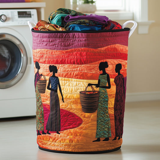Golden Queens Quilted Laundry Basket GFTOMA5950