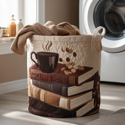 Cozy Book Quilted Laundry Basket GFTOMA5955
