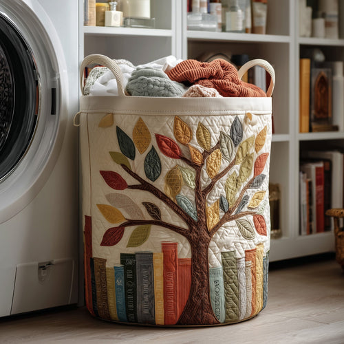 Cozy Book Quilted Laundry Basket GFTOMA5958