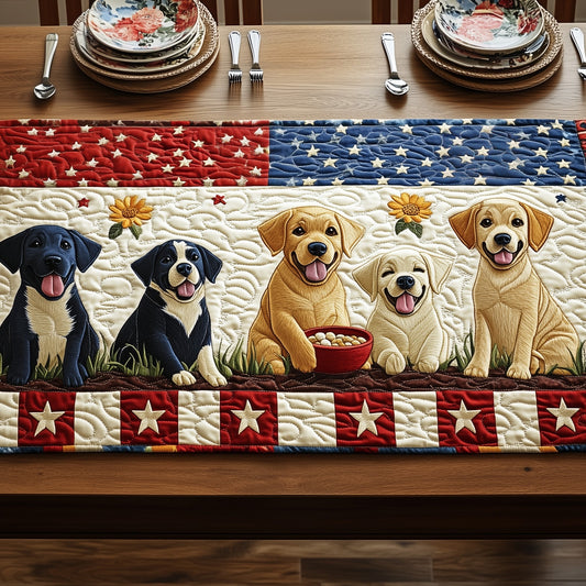 Labrador Retriever Quilted Table Runner GFTOMA595