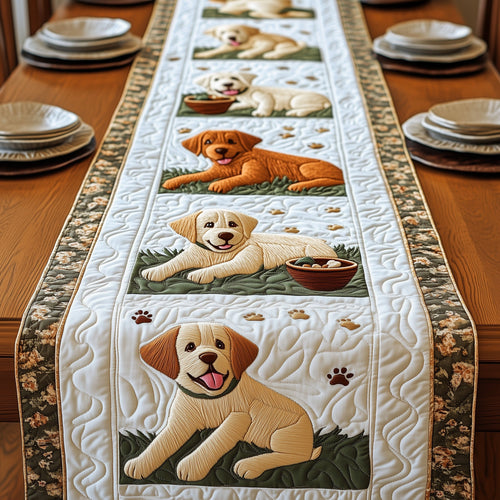 Labrador Retriever Quilted Table Runner GFTOMA597