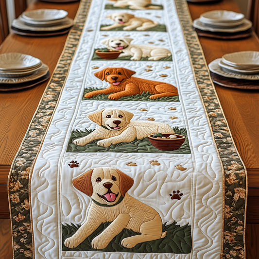 Labrador Retriever Quilted Table Runner GFTOMA597