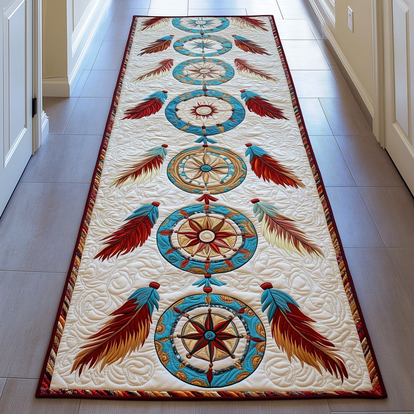 Tribal Soul Dreamcatcher Runner Rug GFTOMA5980