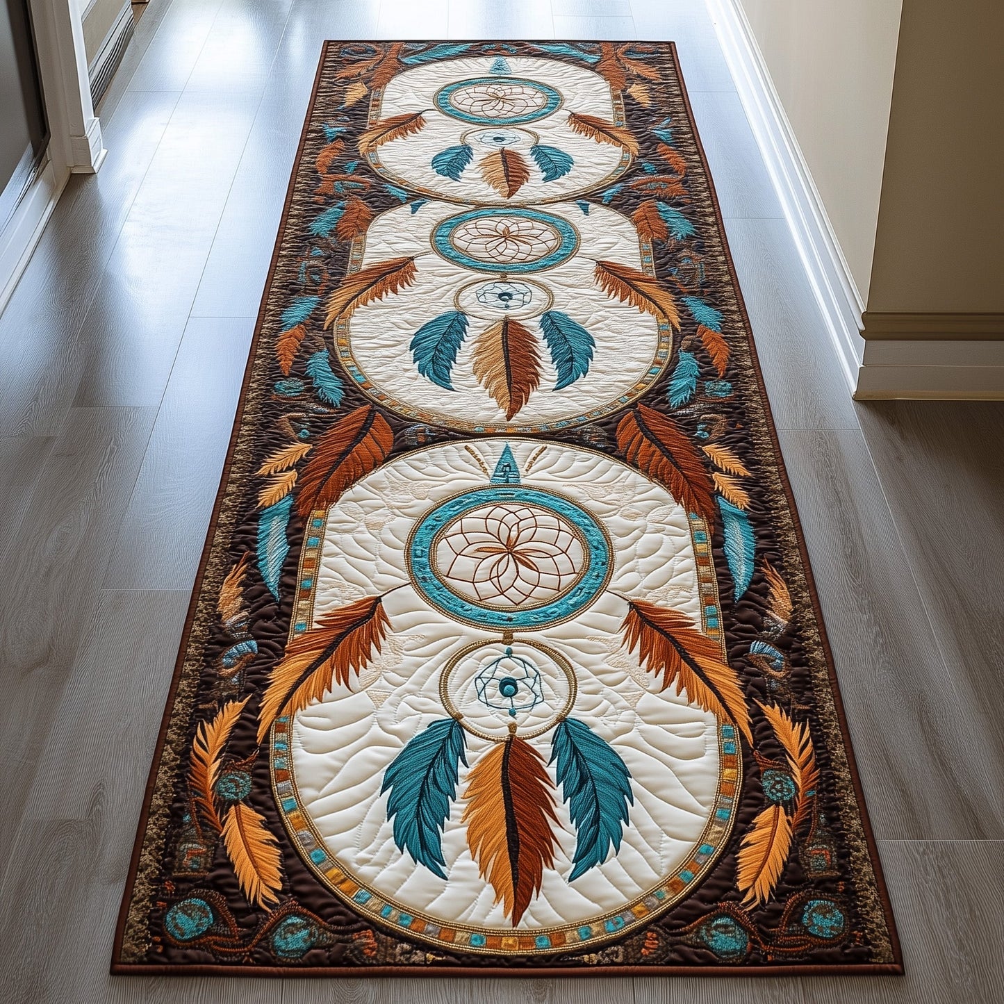 Tribal Soul Dreamcatcher Runner Rug GFTOMA5981
