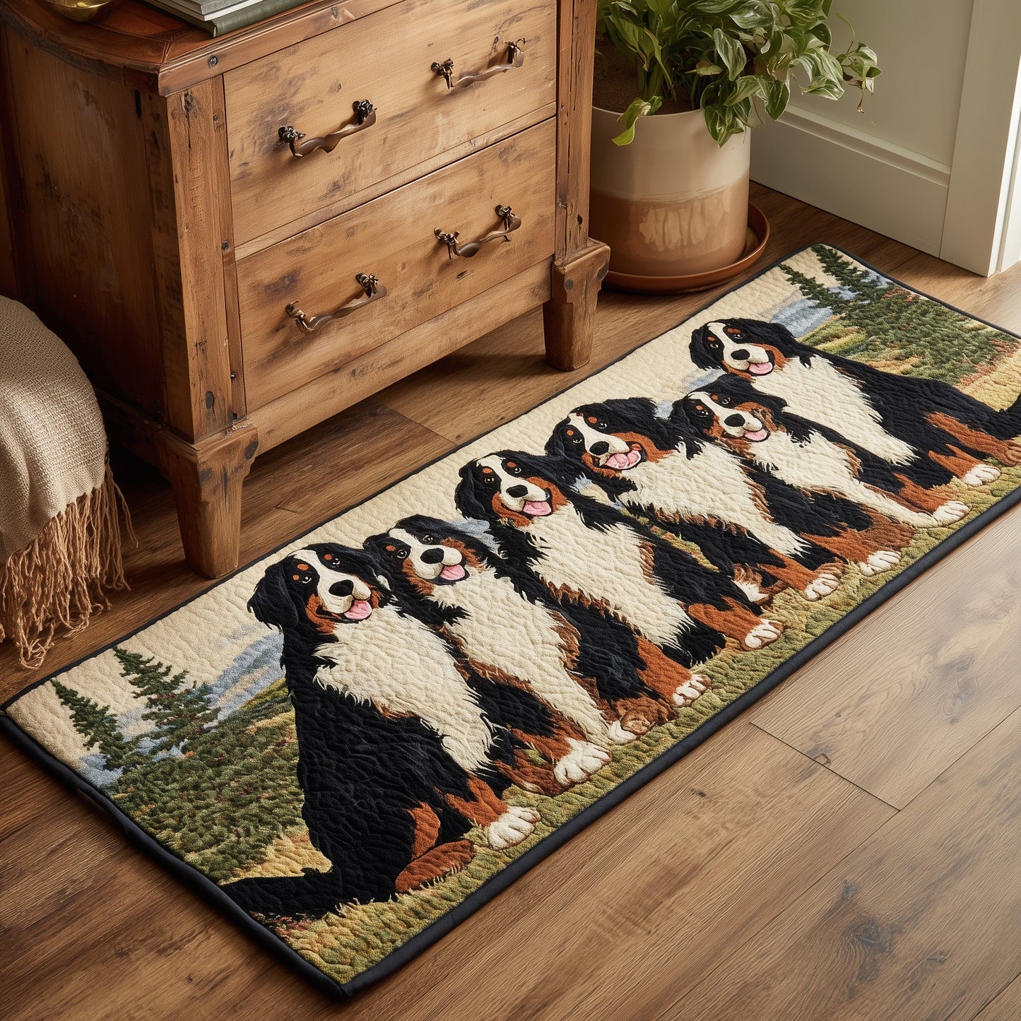 Bernese Mountain Runner Rug GFTOMA5987