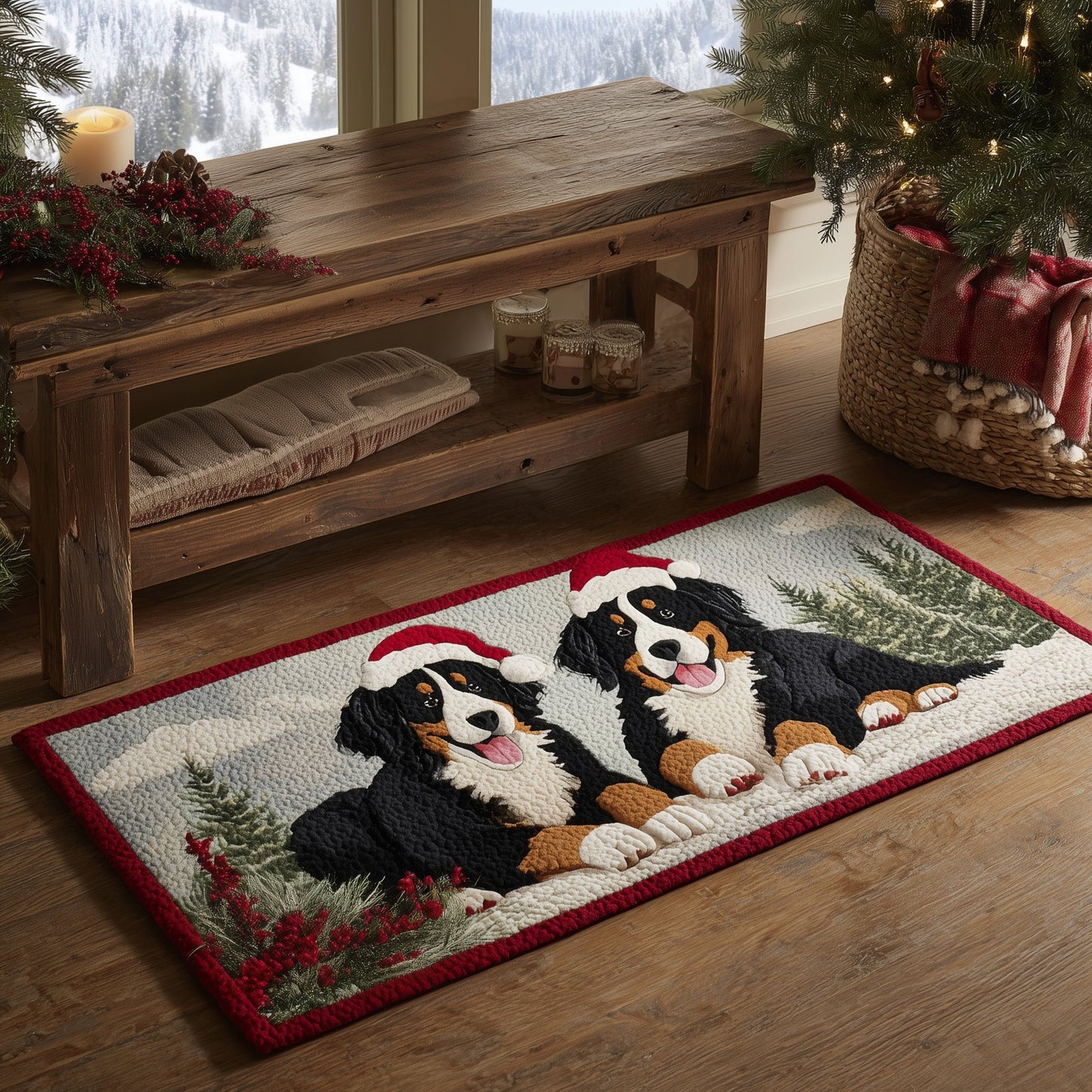Bernese Mountain Runner Rug GFTOMA5988