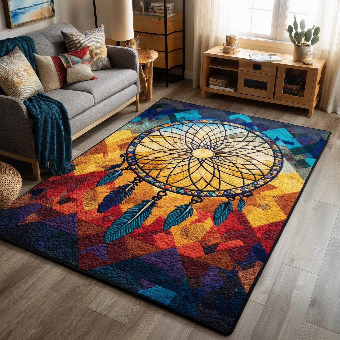 Tribal Soul Dreamcatcher Area Rug GFTOMA5997