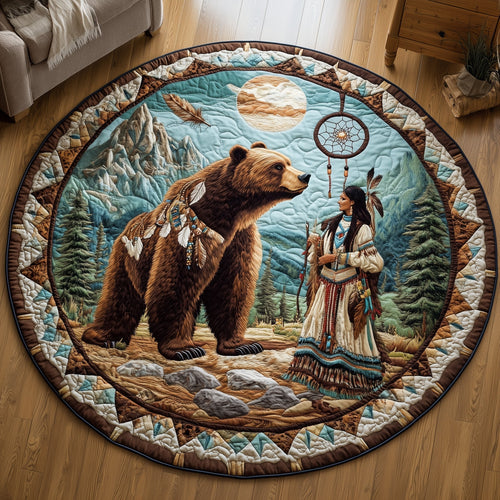 Tribal Soul Quilted Round Mat GFTOMA6046