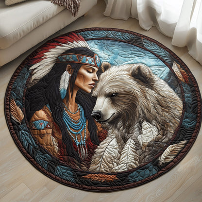 Tribal Soul Quilted Round Mat GFTOMA6047