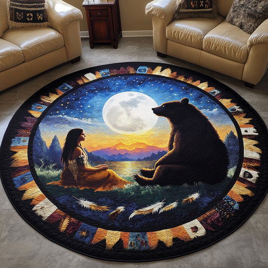 Tribal Soul Quilted Round Mat GFTOMA6048