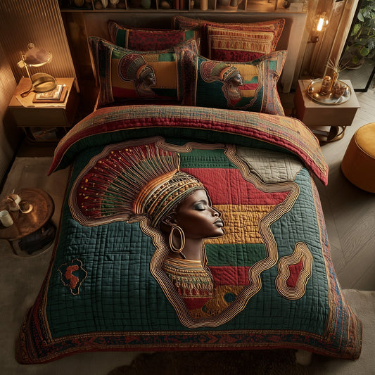 Golden Queens Duvet Cover Set GFTOMA6049