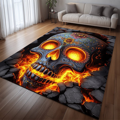 Sugar Skull Area Rug GFTOMA6067