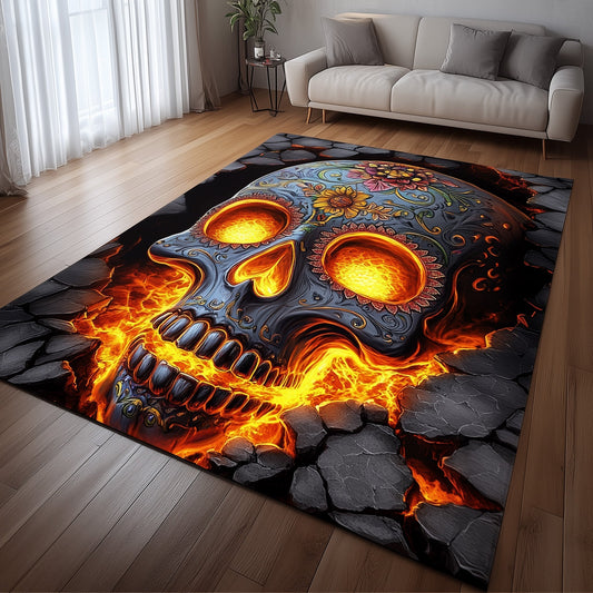 Sugar Skull Area Rug GFTOMA6067