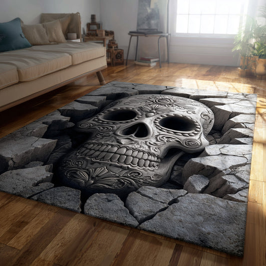Sugar Skull Area Rug GFTOMA6069