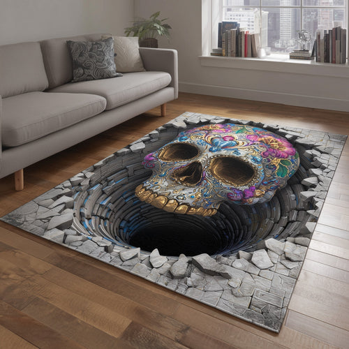 Sugar Skull Area Rug GFTOMA6070