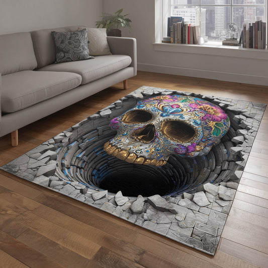 Sugar Skull Area Rug GFTOMA6070