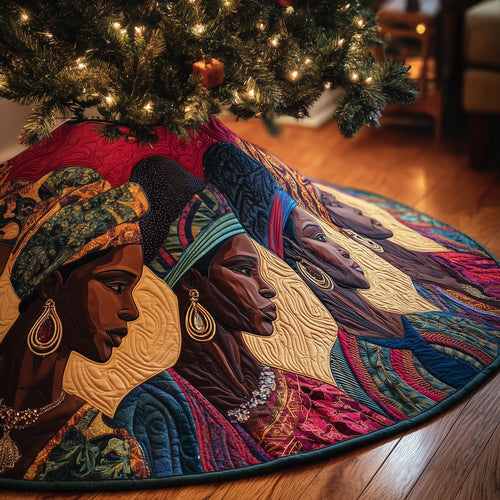 African Sunlight Quilted Tree Skirt GFTOMA6079