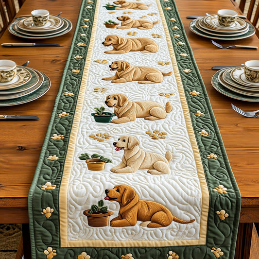 Labrador Retriever Quilted Table Runner GFTOMA607