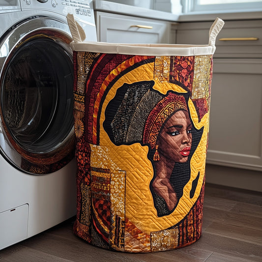 Golden Queens Quilted Laundry Basket GFTOMA6097