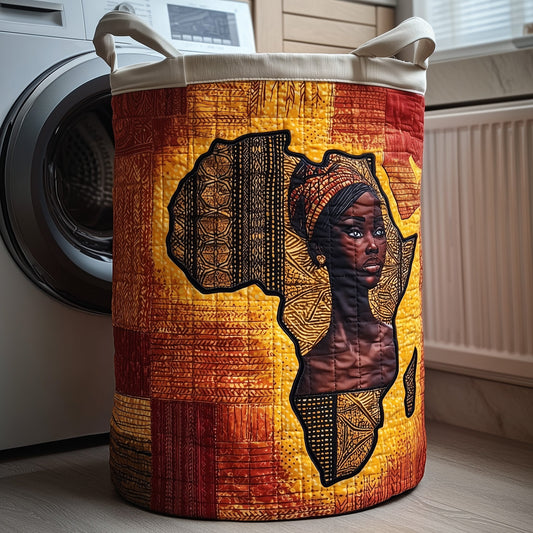 Golden Queens Quilted Laundry Basket GFTOMA6098