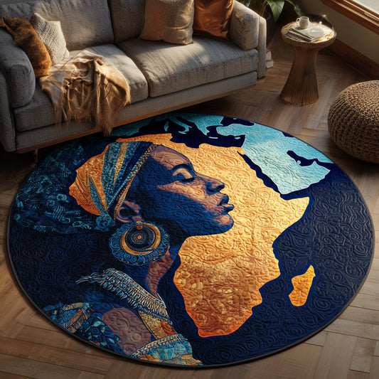 Golden Queens Quilted Round Mat GFTOMA6105