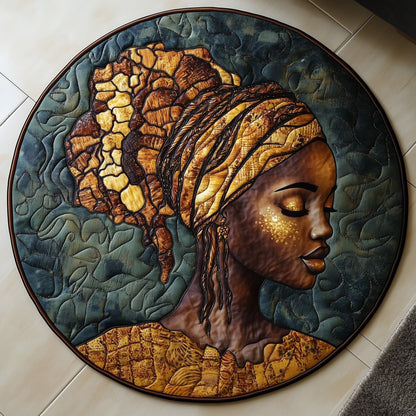 African Dream Quilted Round Mat GFTOMA6111