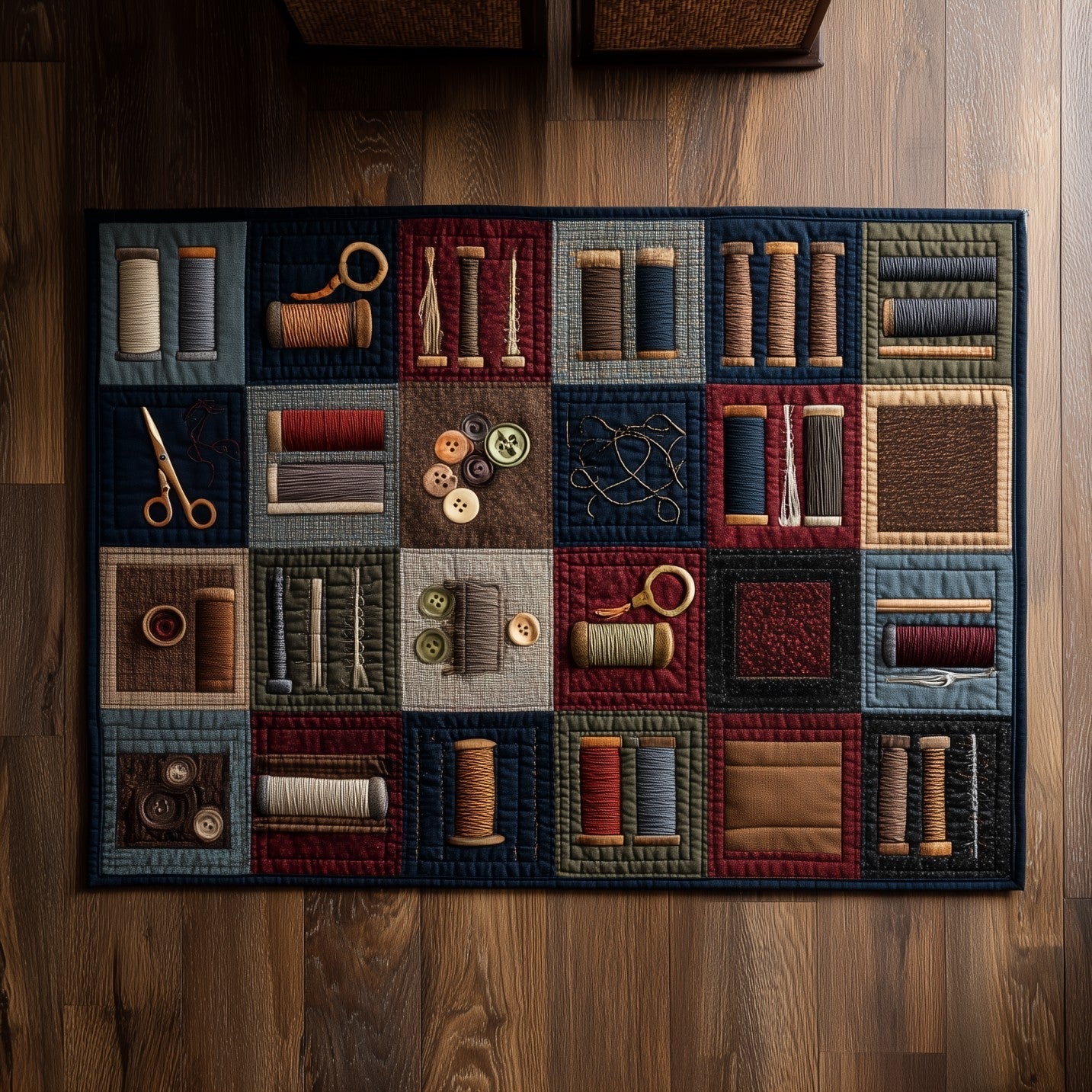 Sewing Area Rug GFTOMA6117