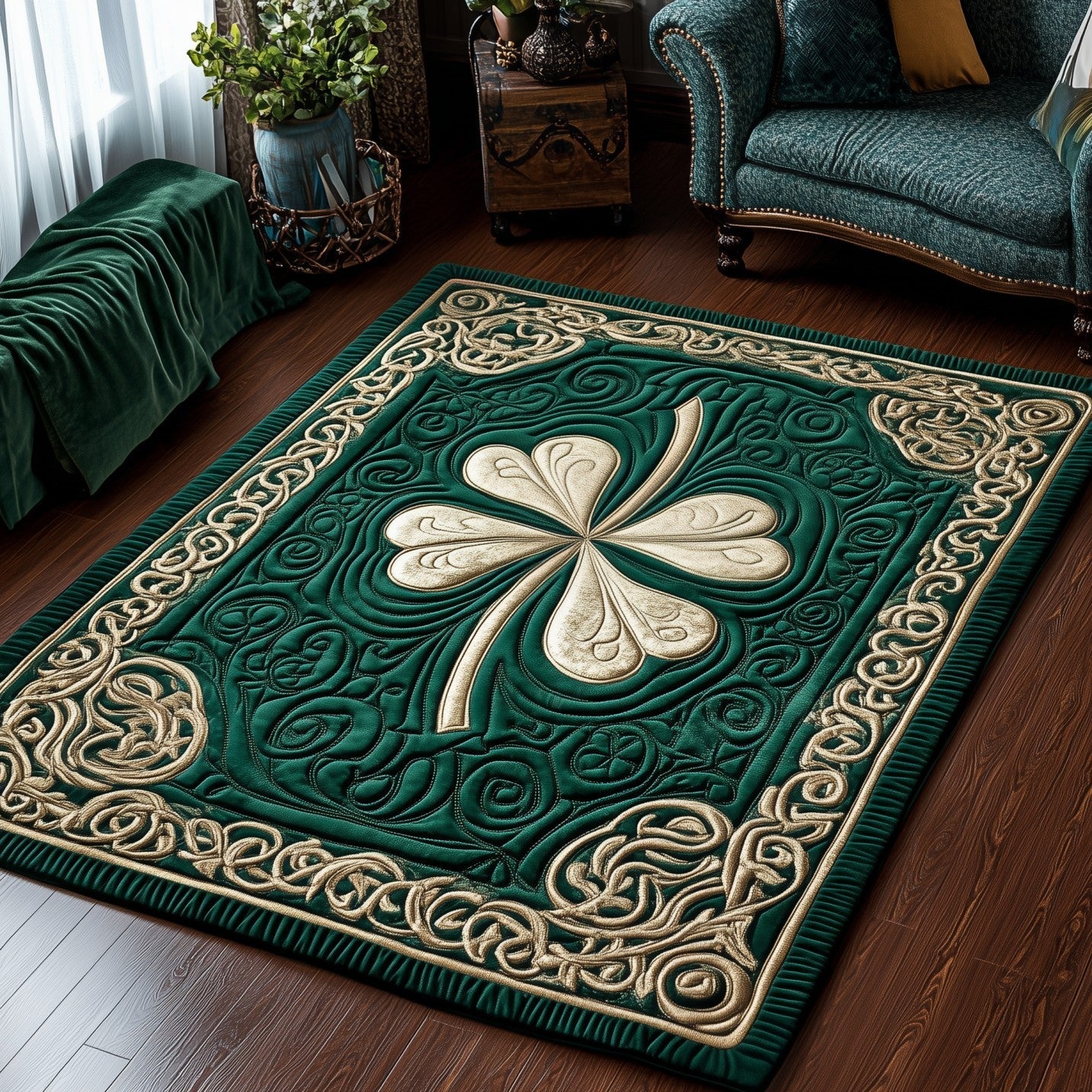 Lucky Clover Area Rug GFTOMA6123