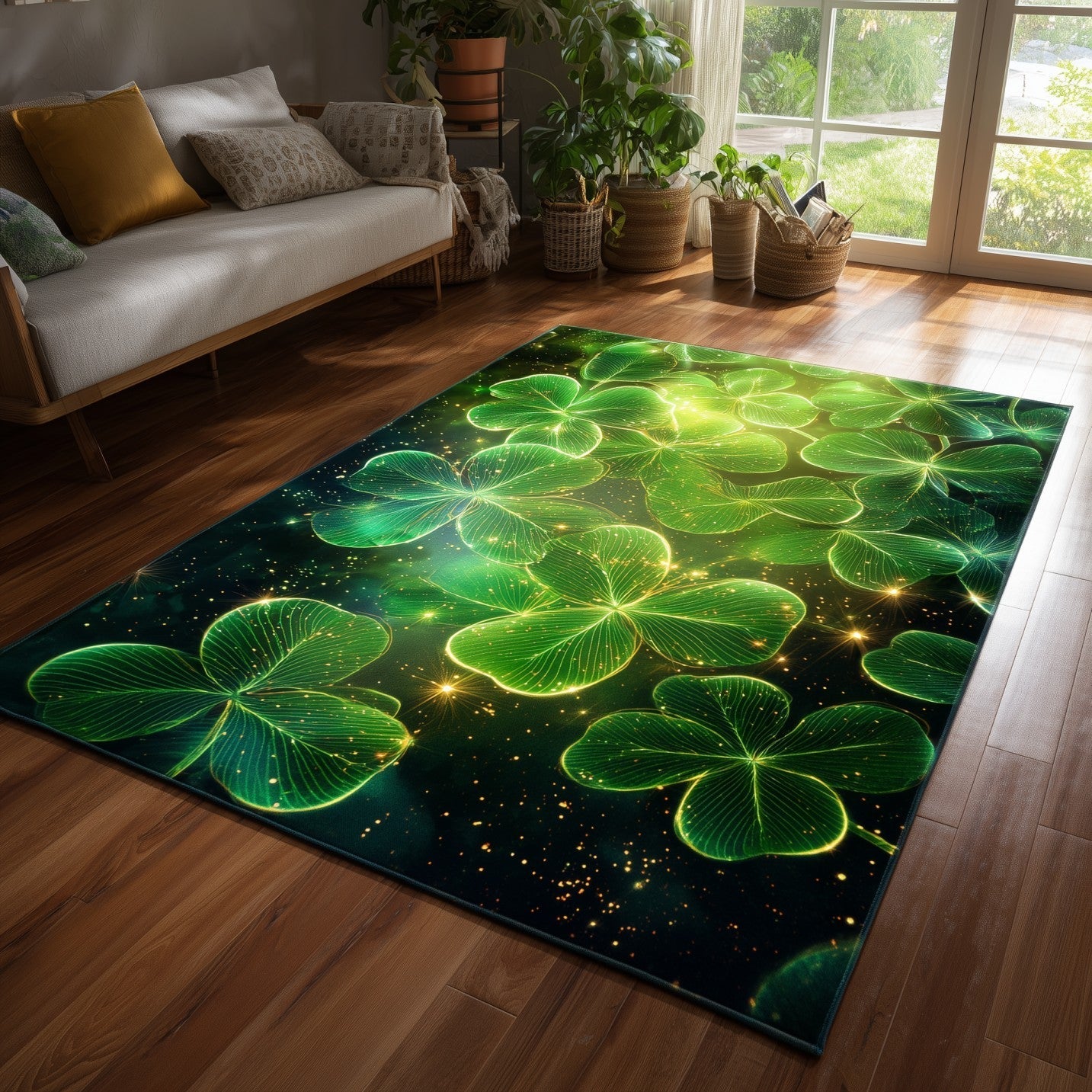 Lucky Clover Area Rug GFTOMA6128