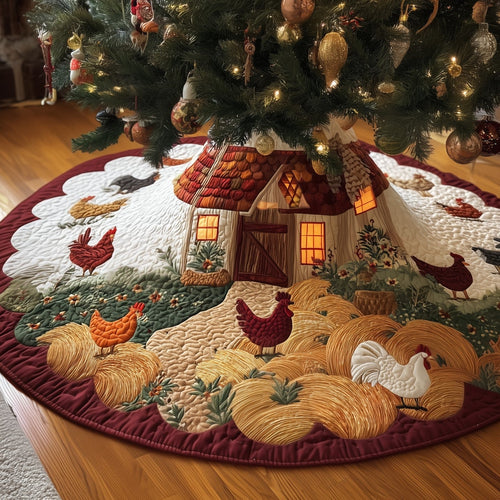Farmhouse Quilted Tree Skirt GFTOMA6141