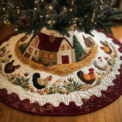 Farmhouse Quilted Tree Skirt GFTOMA6142