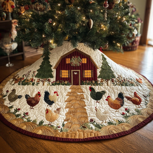 Farmhouse Quilted Tree Skirt GFTOMA6143