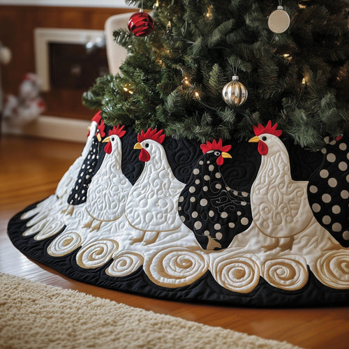 Chicken Quilted Tree Skirt GFTOMA6144