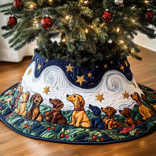 Dachshund Quilted Tree Skirt GFTOMA6180