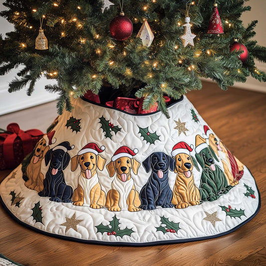 Dachshund Quilted Tree Skirt GFTOMA6181