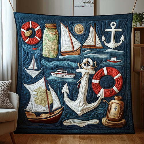 Nautical Quilted Blanket GFTOMA620