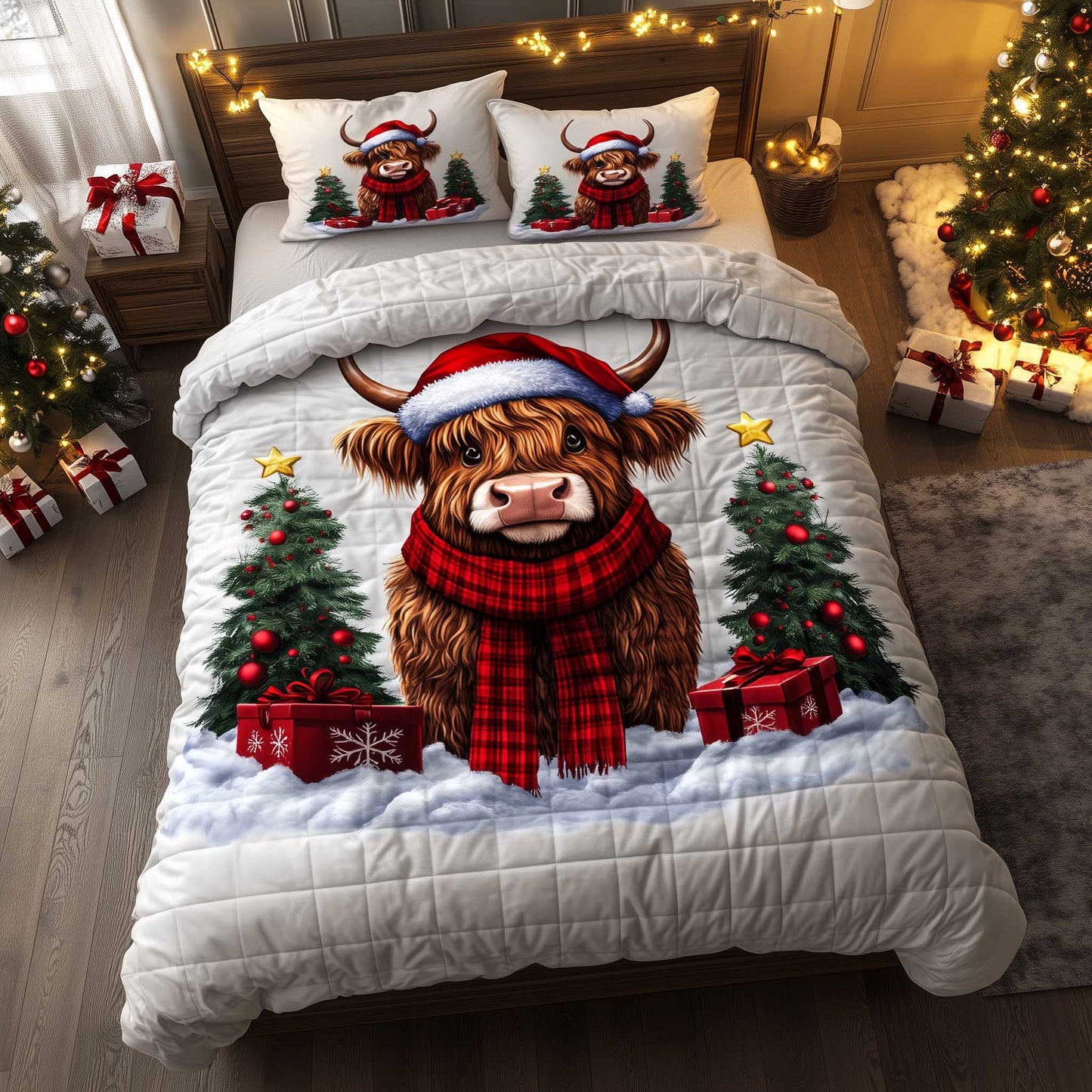 Highland Cow Duvet Cover Set GFTOMA6209