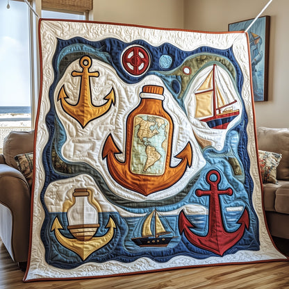 Nautical Quilted Blanket GFTOMA621