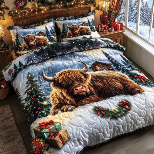 Highland Cow Duvet Cover Set GFTOMA6212