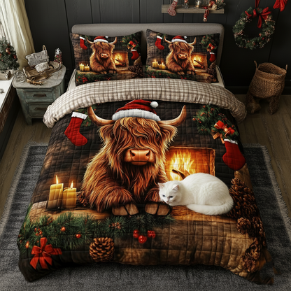 Highland Cow Duvet Cover Set GFTOMA6213