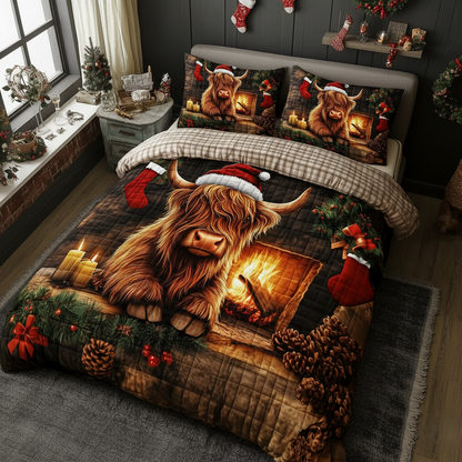 Highland Cow Duvet Cover Set GFTOMA6213