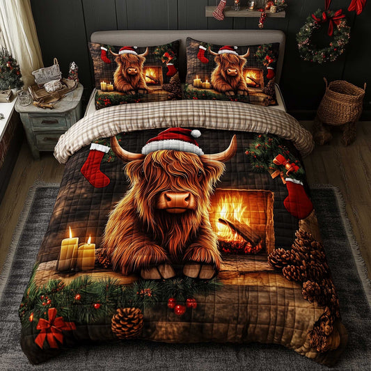Highland Cow Duvet Cover Set GFTOMA6213
