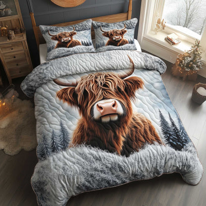 Highland Cow Duvet Cover Set GFTOMA6214