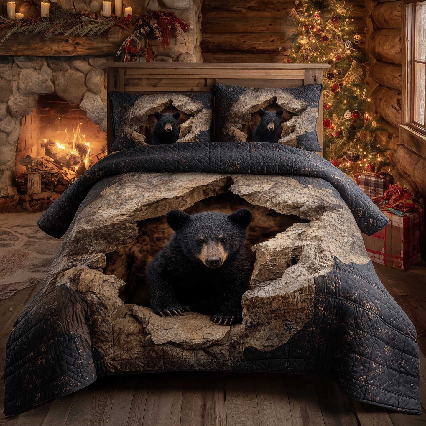 Wilderness Bear Duvet Cover Set GFTOMA6222
