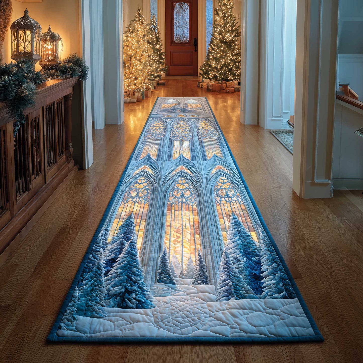 Christmas Window Runner Rug GFTOMA6235