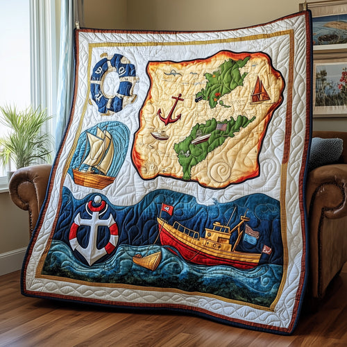 Nautical Quilted Blanket GFTOMA624