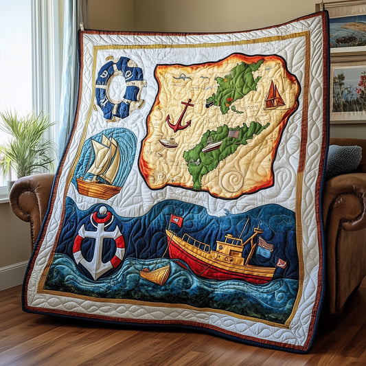 Nautical Quilted Blanket GFTOMA624