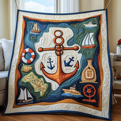 Nautical Quilted Blanket GFTOMA625